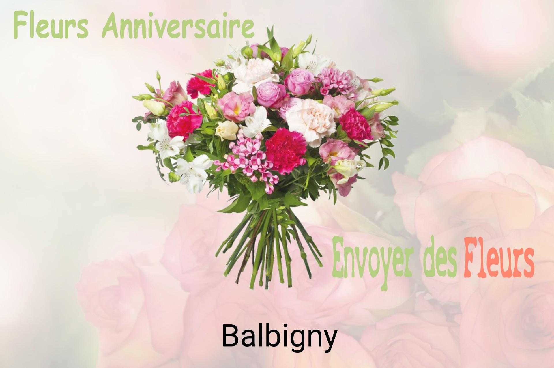 Bouquet de fleurs d’anniversaire livré à Balbigny